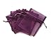 Zziggysgal 30 Empty Organza Drawstring Sachet Bags, Size 3x4 inches