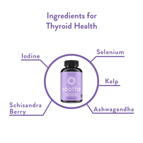 WellPath Soothe Thyroid Support for Women Hormone Balance, Mood