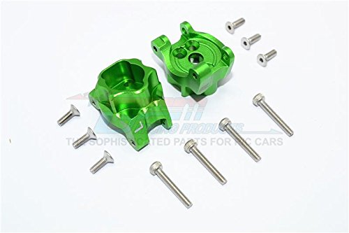 Traxxas TRX-4 Trail Defender Crawler Upgrade Parts Aluminum Rear Gear Box Mounts - 1Pr Set Green