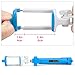 Selfie Stick, Premium Quality Bluetooth version by deqiyaosheng. All-in-one Aluminium Monopod for all iPhones Lightweight and Portable. Foldable Secure Mount (Blue)