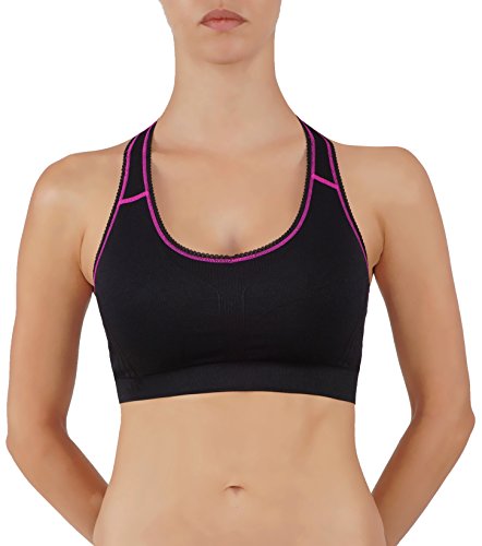 Pro fit women`s racerback sports bra yoga pullover medi…