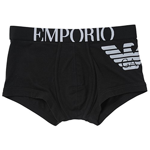Emporio armani men s eagle trunk, black, medium