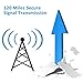 HDTV Antenna 2019 Max Reception Portable Indoor Digital Antenna 120 Mile Long Range with Amplifier Signal Booster for 4K HD VHF UHF Local TV Channels with 26ft Coaxial Cable Support All Televisions