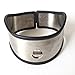 Adult Sex Bondage Collar Stainless Steel Neck Restraint Collar Dog Choker Fetish Necklaces Bondage D-Ring Collar,Male14CMthumb 1