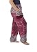 Lannaclothesdesign Women's Boho Drawstring Smocked Waist Rayon Harem Yoga Pants