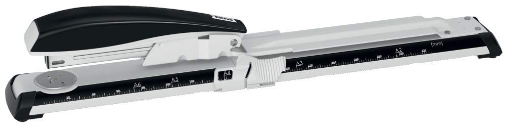 Petrus 296838 - Stapler Long arm, 40 Pages, Black