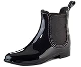 Henry Ferrera Women's Clarity Waterproof Ankle Rubber Rain Boots