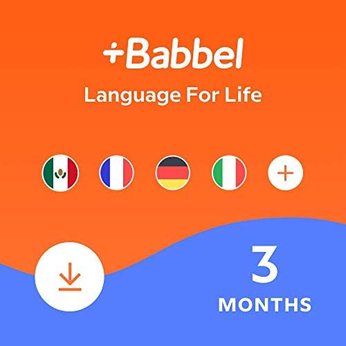 Amazon Com Babbel Language Learning Software Learn To Speak Spanish French English More 14 Languages To Choose From Compatible With Ios Android Mac Pc 3 Month Subscription Software