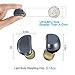 Wireless Earbuds, Soundmoov Truly Bluetooth Earphones with Charging Box Noise Cancelling Sweatproof Mini Bluetooth Headphones for iPhone iPad, Smartphones Tablets, Laptop and More (Gray)