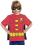 Justice League Child's Robin 100% Cotton T-Shirt - Medium