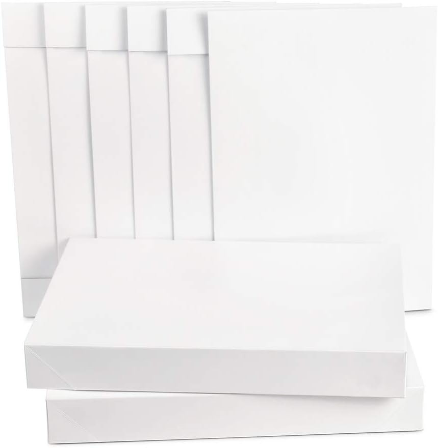 ValBox Shirt Gift Boxes 10 Pack White Large Paper Gift Boxes with Lids for Birthtday, Baby Shower, Wedding, Christmas, Easy Assemble Boxes, 14.25 x 9.5 x 1.8 Inches