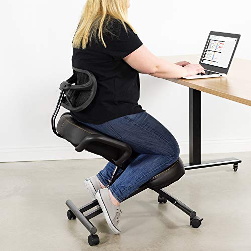 ergonomic kneeling chair with back support