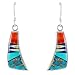 Turquoise Earrings Genuine Gemstones (CHOOSE STYLE) (Bold Dangles)