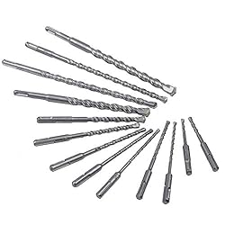 17 PCS Hammer Drill Bits and Chisels Set, SDS Plus