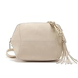 Womens Leather Shoulder Bag Satchel Solid Color