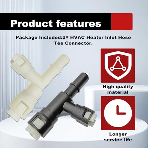 Pleoos 2PCS Car Heater Inlet Hose Fitting 15055343 Heater Inlet Hose Connector photo 12
