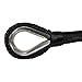 SGT KNOTS Nylon Anchor Rope w/Thimble White/Black Double Braid Nylon Anchor Line (3/8-1/2 in) - Braided Boat Anchor Rope - Marine Rope Lines for Anchors - Ancor Ropes for Boats (100-150 ft)