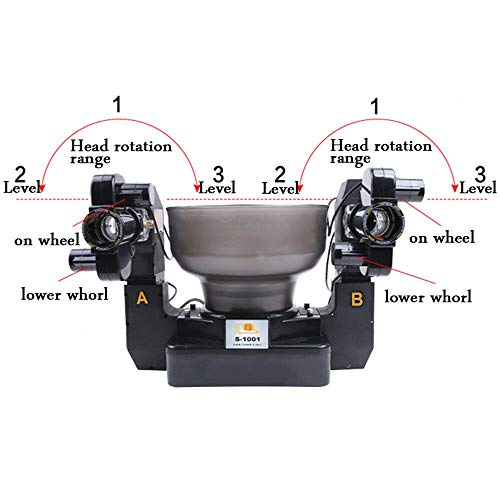 DONSU S1001 Ping Pong Robot,Automatic Ball Machine,Dual Head ping Pong Table Tennis Robot Ball Machine ping-Pong Ball for Training Exercise 120pcs 36W 4-40 m/s