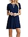 AmySoul Women's Short Sleeve Dress Summer Spring Long Sleeve Dress Casual Irregular Hem Loose Tunic T-Shirts Long Dresses