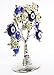 Turkish Blue Evil Eye Gold Flowers Money Fortune Tree Protection Good Luck Gift