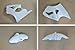 Wotefusi Brand New Motorcycle ABS Plastic Unpainted Polished Needed Injection Mold Bodywork Fairing Kit Set For Kawasaki Ninja ZR6R ZX-6R 636 2000 2001 2002 ZZR600 White Base Color