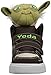 Skechers Kids Star Wars Yoda Plush Double Strap Sneaker (Toddler),Chocolate/Taupe,7 M US Toddler