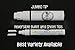 JC Crafts 5 White Liquid Chalk Marker Variety Pack, 15mm Jumbo Tip, 6mm and 3mm Reversible Tips