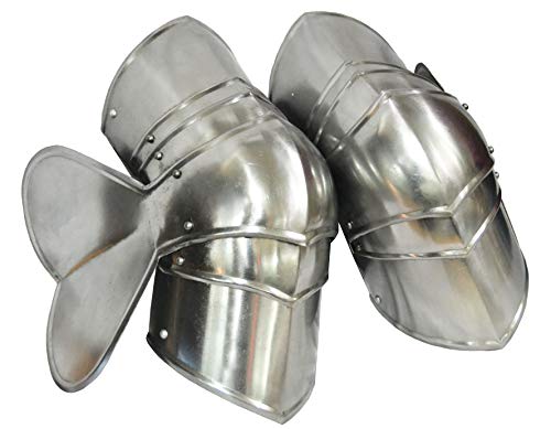 Brass Nautical - Gothic Leg Guard Armor Set - Metallic - One Size