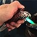 Promithi Dragon Tiger Shaped Inflatable Multi-Function Stainless Steel Folding Windproof Lighter Knife No Gas