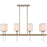 Uttermost 21388 Awyr - 8 Light Linear Chandelier-16.5 Inches Tall and 43.5 Inches Wide