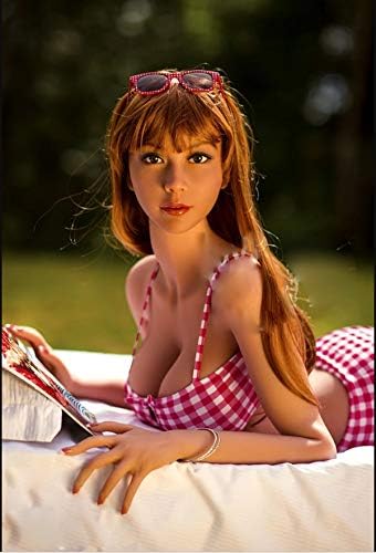 TPE Full Size S'É-X D'õ-ll Lifelike Silicone Male Toys for Single Life Time-5.18ft,Tan