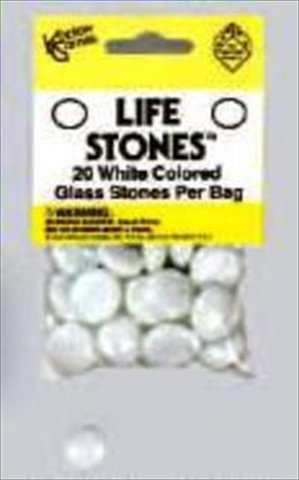 Koplow 17574 Lifestones Bag White Opaque 20