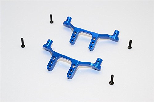 Traxxas LaTrax SST Upgrade Parts Aluminum Front & Rear Body Post Mount - 1 Set Blue