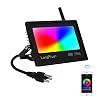 Smart WiFi LED Flood Light Outdoor, LangPlus IP66 40W Waterproof Flood Lights Indoor, RGB Floodlight Color Changing…