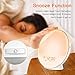 Wake Up Light Alarm Clock Lamp Alarm Clock Radio Sunrise Alarm Clock Fading Sunset with 7 Colors Sleep and Wake Up with PM Radio Light Alarm Clock Alarm Clock for Sleep Kids,Adults (White)