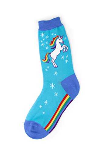 Foot Traffic - Women's Fantasy Socks, Unicorn (Shoe Sizes 4-10)
