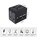 TeImo Travel Adapter International European Travel Plug Adapter UK Adapters for Travel International Power Adapter Universal Travel Adapter Universal Power Adapter 2 Port USB Charger