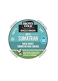 Brown Gold Single Origin Coffee Capsules, 100% Sumatran, 24 Count