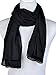FALETO Womens Swimsuit Chiffon Cover Up Floral Beach Sarong Bikini Swimwear Wrap,#1-Solid Blac