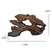 Tfwadmx Aquarium Resin Driftwood Decoration, Aquarium Decorations Log, Fish Tank Cave Hideout Wood Decor Freshwater Ornamentthumb 1