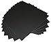 50 16x20 UNCUT mat matboard Black Color