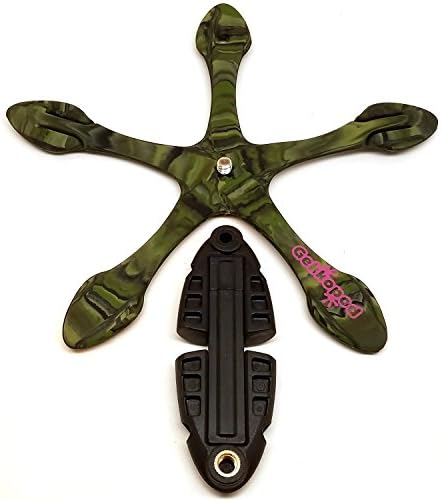 Gekkopod Smartphone Mount - Portable and Extremely Flexible Smartphone Mount that can be Set, Wrapped, Hung and Clung Practically Anywhere - Compatible with all Smartphones (Camouflage)