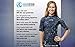 Aqua Design Women UPF 50+ Short Sleeve Comfort Fit Rash Guard Swim Surf Shirt,Liquid Purple,Large