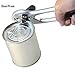 HoooWooo Manual Can Opener-Smooth Edge Stainless Stain Body and Easy Turn Plastic Knob