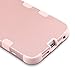 ULAK Galaxy S6 Case, S6 Case, Shock Resistant Hybrid Soft Silicone Hard PC Cover Case for Samsung Galaxy S6, Will NOT Fit S6 Active (Rose Gold)