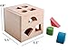 Vidatoy 13 Hole Cube for Shape Sorter Cognitive and Matching Wooden Toys