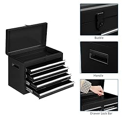 TUFFIOM 5-Drawer Rolling Tool Chest, Tool Storage