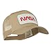 e4Hats.com NASA Logo Embroidered Patched Mesh Back Cap - Khaki OSFM