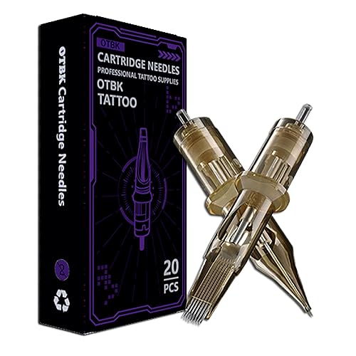 Tattoo Cartridge Needles（20pcs）,3RL Tattoo Cartridges Professional Disposable Tattoo Needle Cartridge Sterilized Tattoo Needles Safe Cartridge Needles(1203RL)