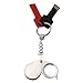10X Portable Folding Loupe Metal Jewellery Antique Magnifier Magnifying Eye Glass Lens Keychain